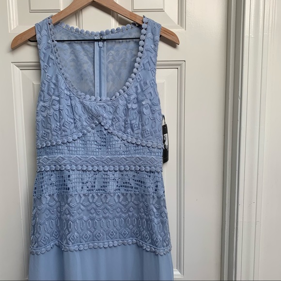 MWT BCBGMAXAZRIA Lace Crochet Maxi Dress Sz 4&10 - Picture 4 of 11